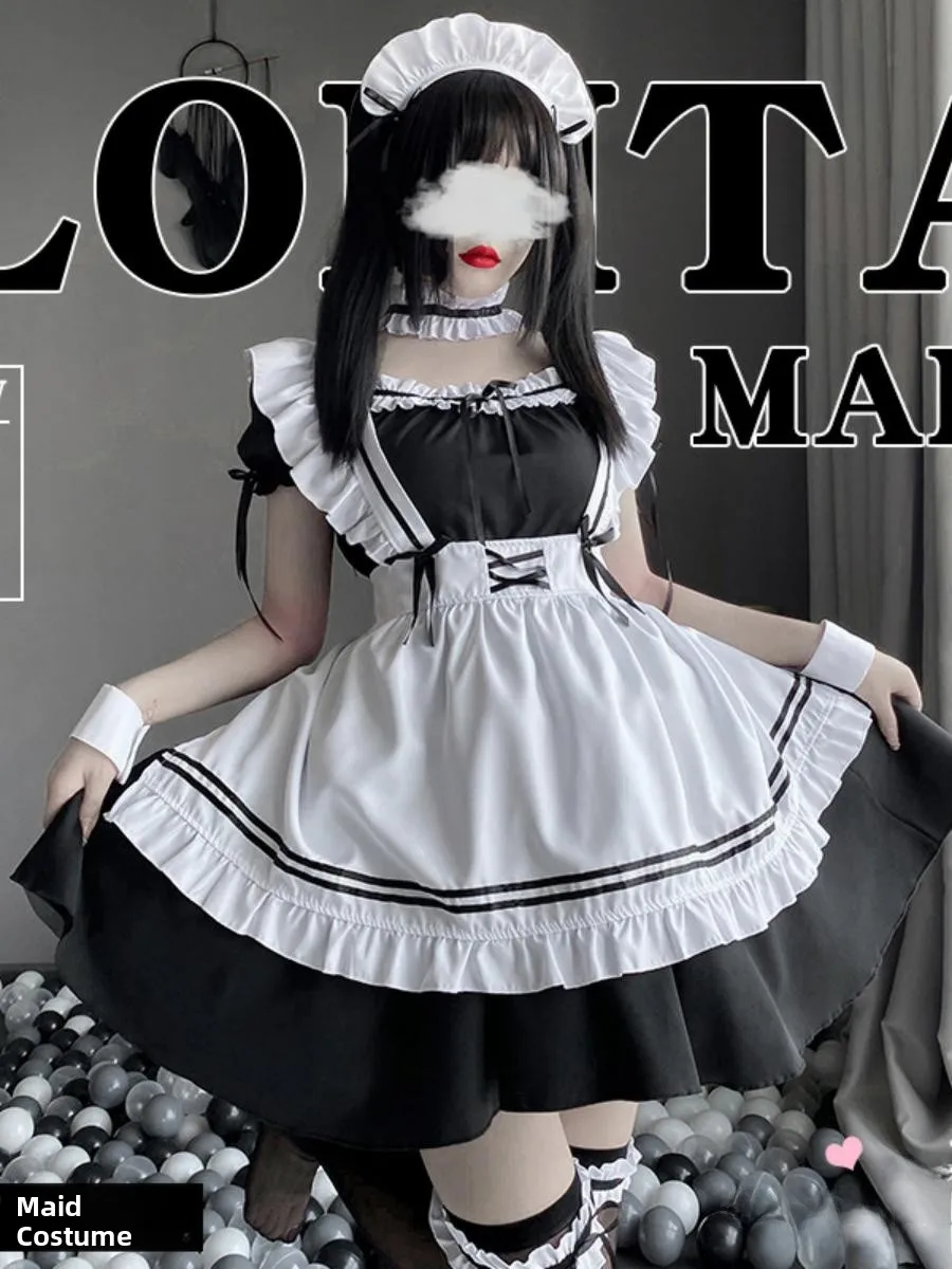 

Xian Japanese Sle Lolita Maid Costume loween Cosplay Anime Par Stage Performance Women's Clothing Stage Performance