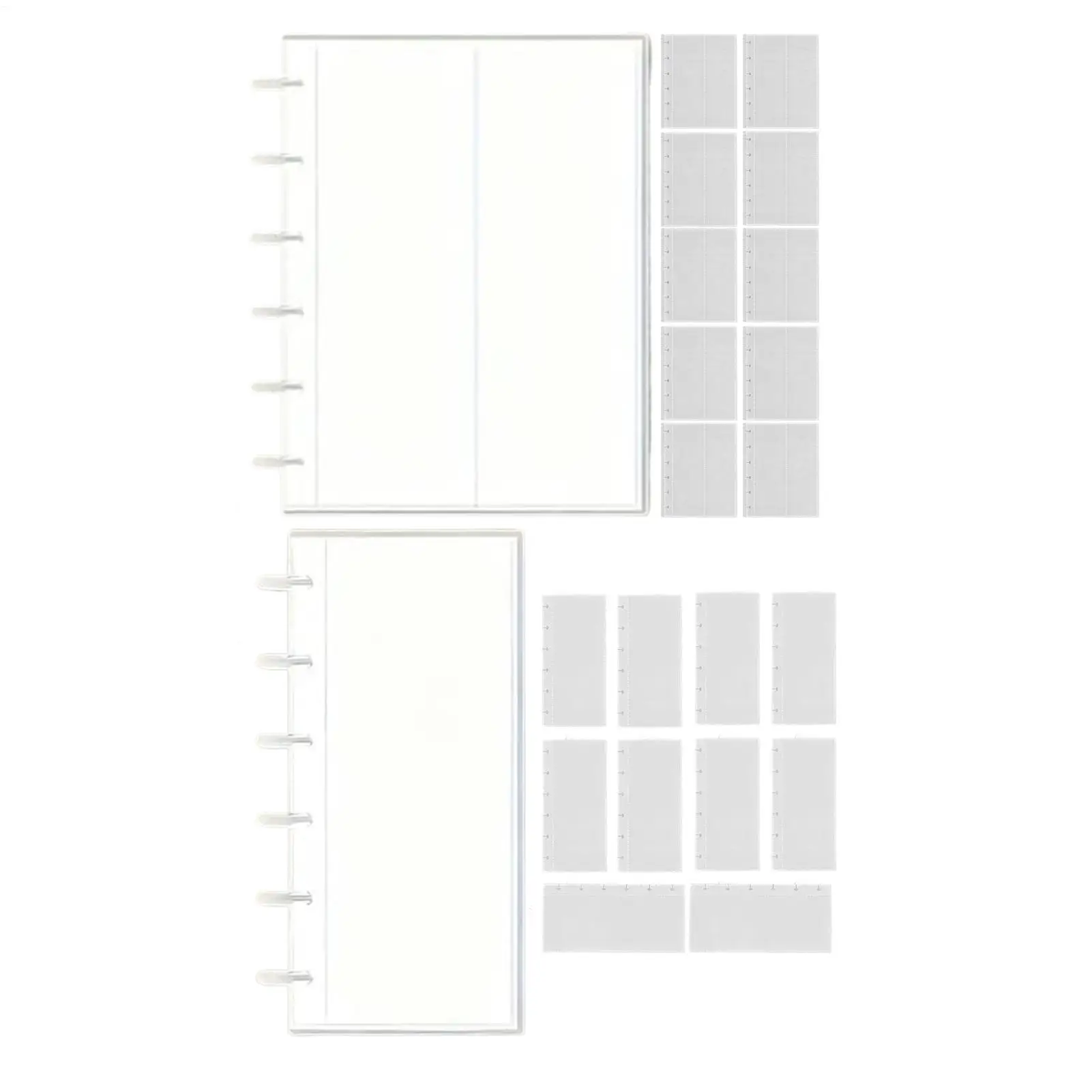 Clear Side Slide Photo Booth Frame 2x6 Inch Photo Strip Album Holder Durable Memory Souvenir book For Party Wedding Home Display