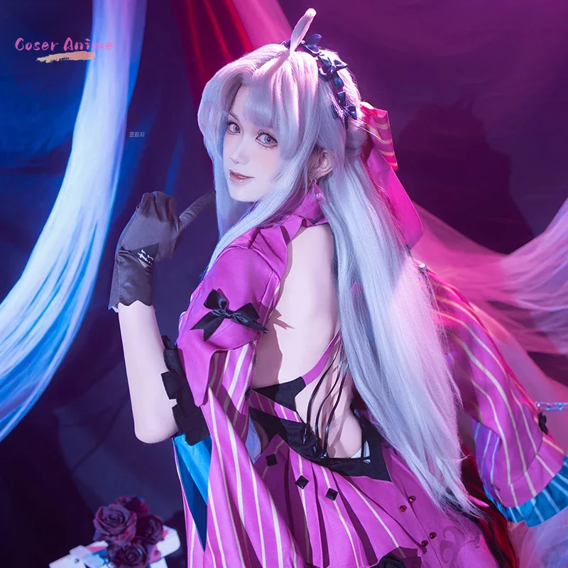 لعبة Wuthering Waves كارلوتا مونتيلي أزياء تنكرية موحدة للهالوين كرنفال حفلة عيد الميلاد لعب الأدوار الملابس الملابس