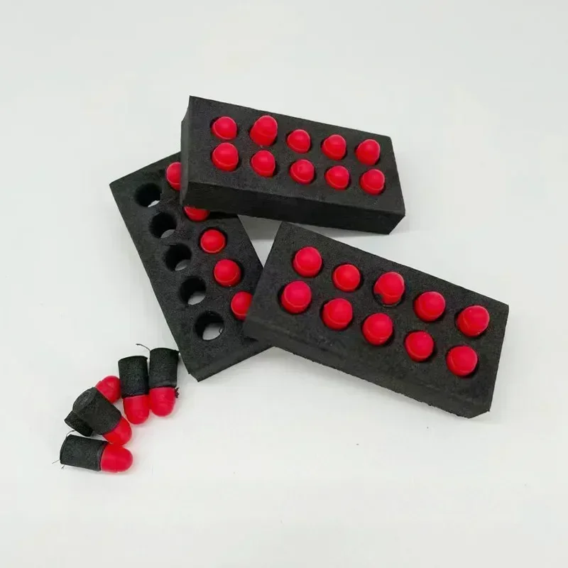 ลูกบอลยางอีวีเอ AY100 ชิ้น ขนาด 7*1.6 มม. สำหรับปืนอัดลม (ไม่ใช่พลาสติกแข็ง) ใช้กับปืนอัดลมและเพ้นท์บอล