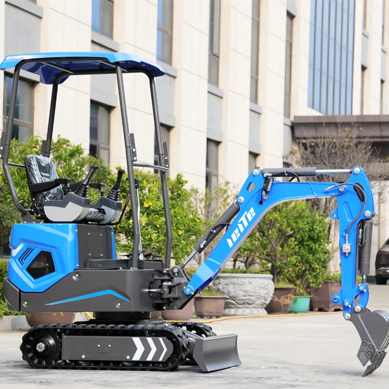 Agriculture tools Europe Mini Excavator 1 Ton Top Quality Small Digger Crawler small Excavator 1.2 Ton Customized Price for sale