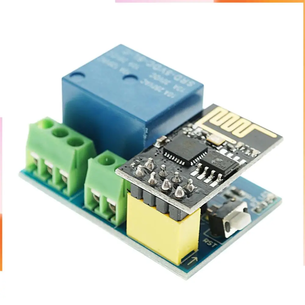 A92Z ESP8266 ESP-01S Módulo de relé WIFI Smart Socket Módulo WIFI sem fio ESP-01S