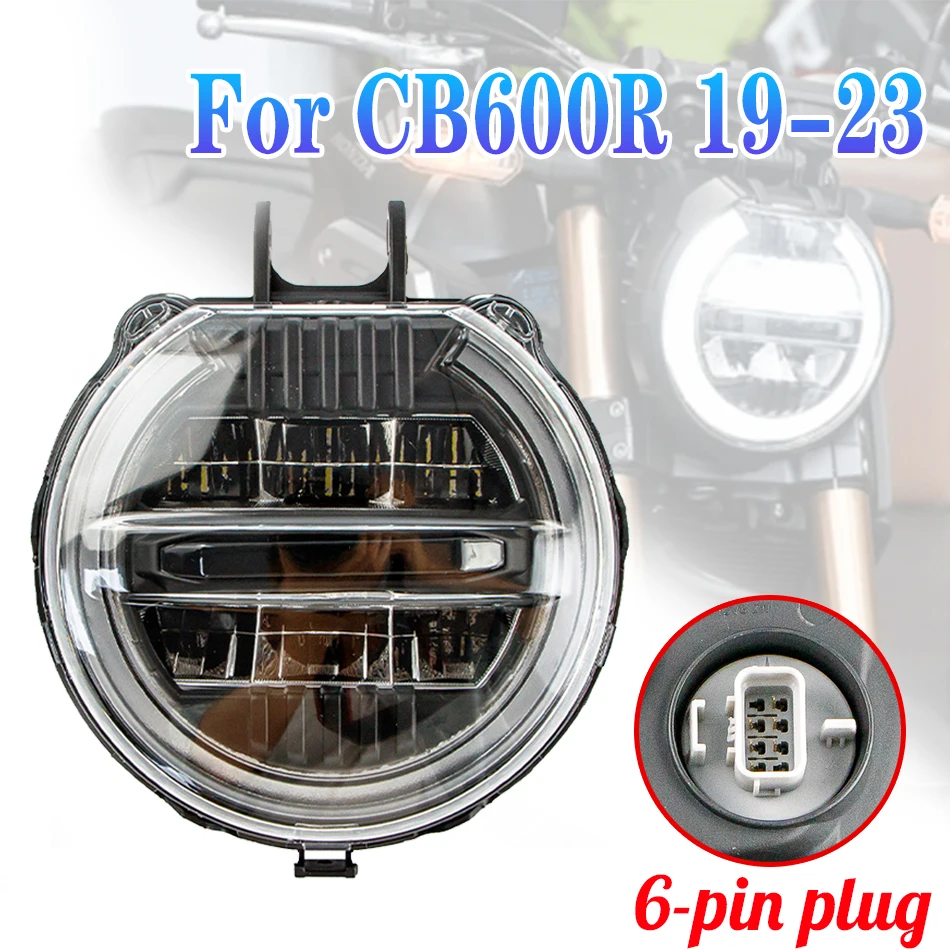 

Fit For Honda CB650R 2019 2020 2021 2022 2023 Motorcycle LED Headlight Assembly Headlamp Light CB 650 R 19 20 21 22