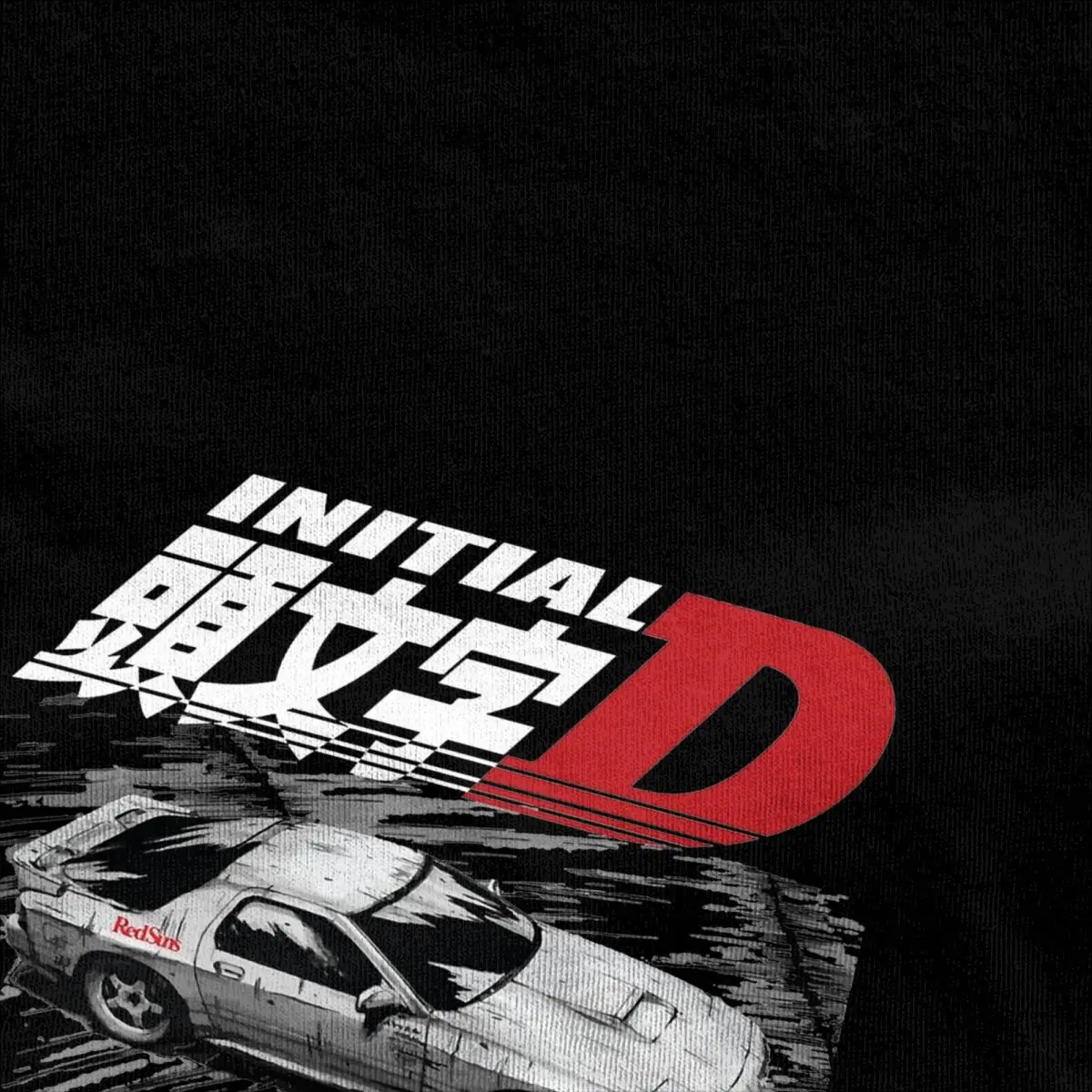 Men Initial D T Shirts levin 100 Cotton Tops Summer Y2K Funny Short Sleeve T-Shirt O Neck Trendy Cool Pattern T shirt Plus Size