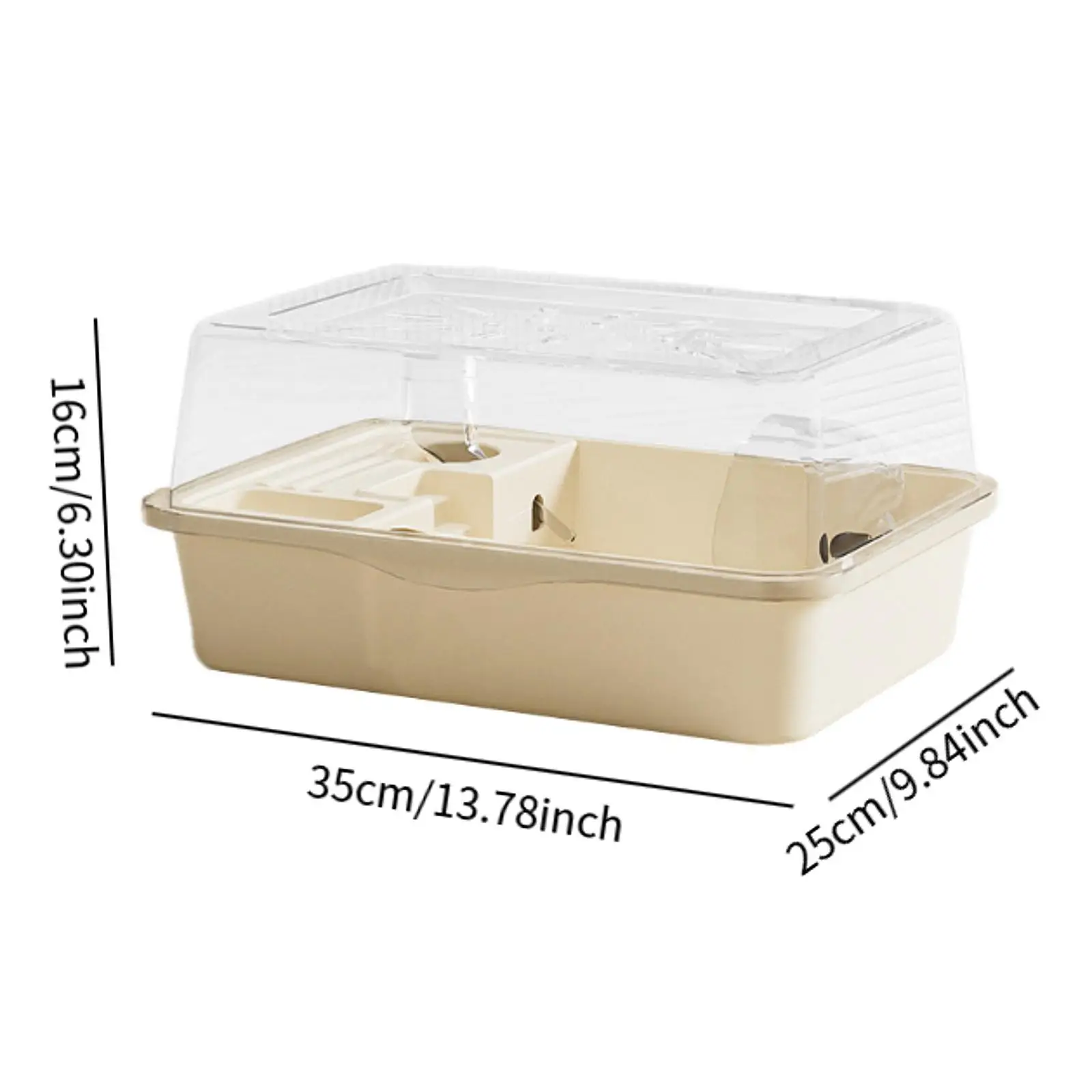 Hamster Cage Transparent Living Playing Area Exercise Playing House Villa for Bunny Small Animals Guinea Pigs Sugar Glider Rats view 6