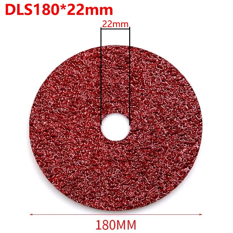 50Pcs/Set 7Inch DLS180*22mm Hard Fiber Sandpaper Abrasive Sanding Disc for Wood Furniture Hardware Grinding