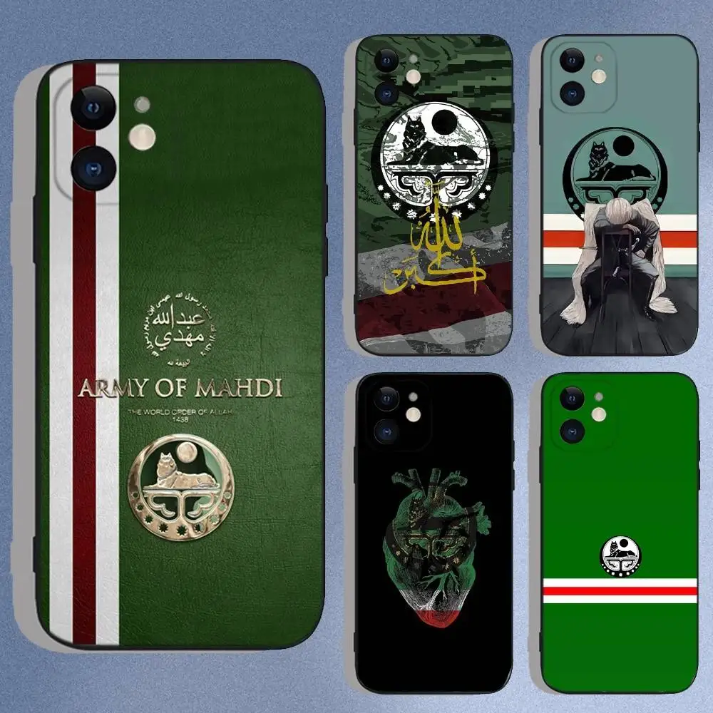 

C-Chechen National Flag Phone Case For iPhone 16e,16,15,14,13,12,11,XS,XR,X,8,7,Pro,Max,Plus,Mini Silicone Black Funda Shell