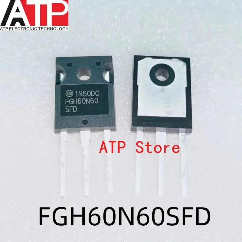 5pcs/lot New Original FGH60N60 SFD SMD UFD FGH60N60SFD FGH60N60SMD FGH60N60UFD TO-247 IGBT Transistor 60N60 60A 600V