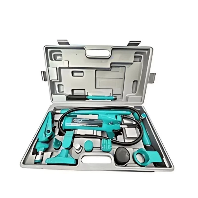 Wholesale low price 10 tons car body frame repair kit portable hydraulic electric jack tool repair kit
