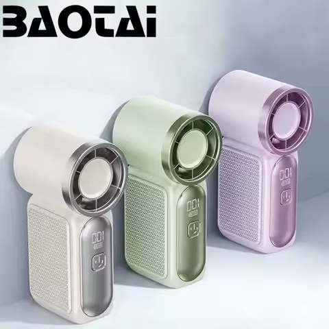 Mini Handheld Fan - Portable Turbo Fan with 100 Wind Speed, 3000mAh &amp; Type-C, - Cooling Blower，Travel,R Cooling Device