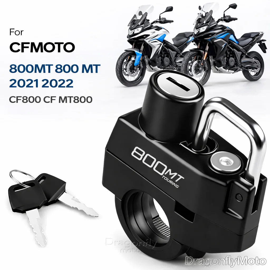 

Замок для мотоциклетного шлема для CFMOTO 800MT 800 MT 2021 2022 CF800 CF MT800, противоугонный замок для шлема, устройство блокировки, нержавеющий, защита от ржавчины