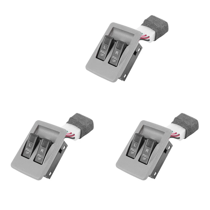 

3X автомобильный левый передний переключатель стеклоподъемника, кнопка включения стеклоподъемника, автомобильные аксессуары для Kia Pride KK12B-66-350 KK12B-66-370