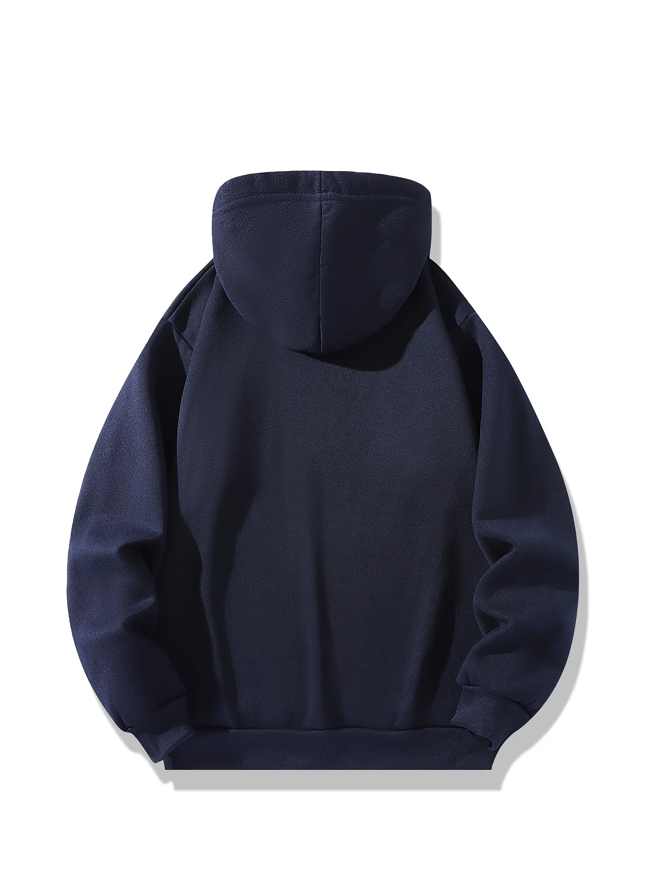 Heren herfst en winter casual mode warm CHICAGO USA patroon bedrukt los pluche dik sweatshirt met capuchon + joggingbroek set