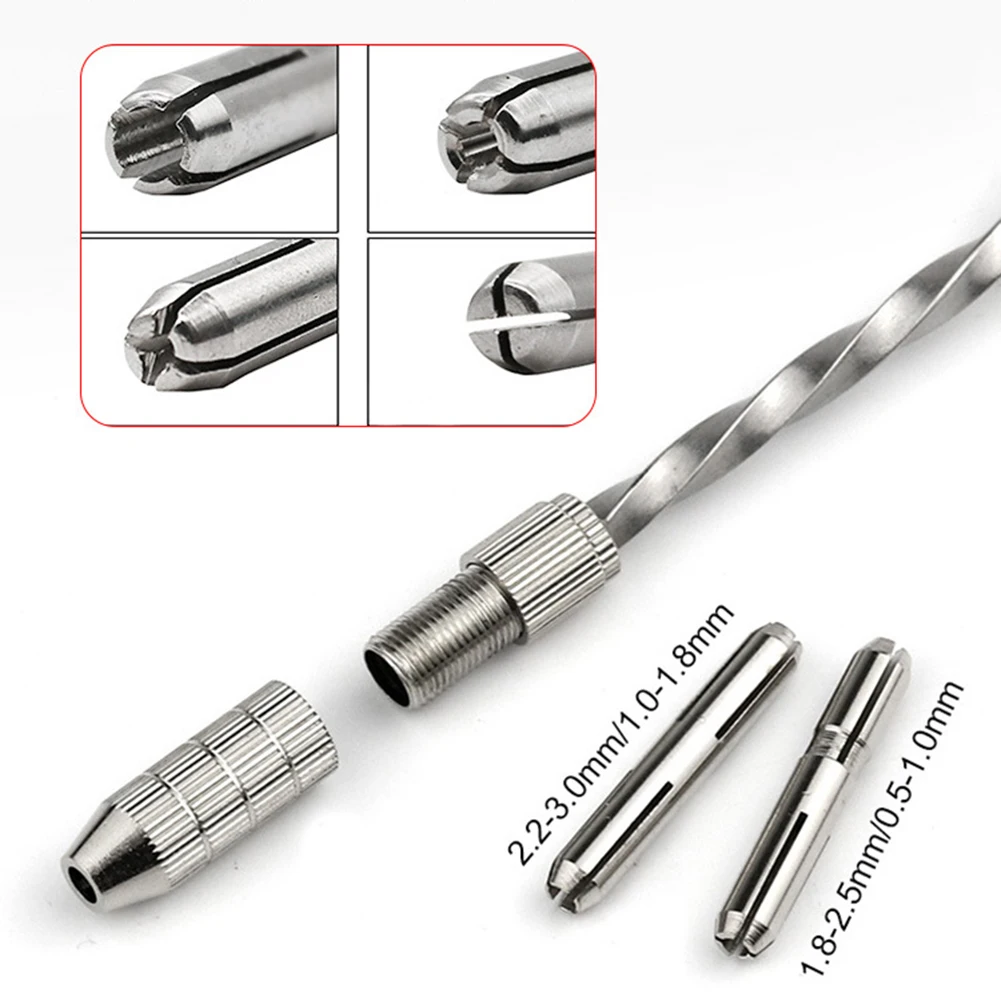 Taladro giratorio manual semiautomático extendido azul de 0,8-3mm, herramienta de perforación de placa de circuito de plástico ámbar, juego de taladro giratorio, herramientas manuales