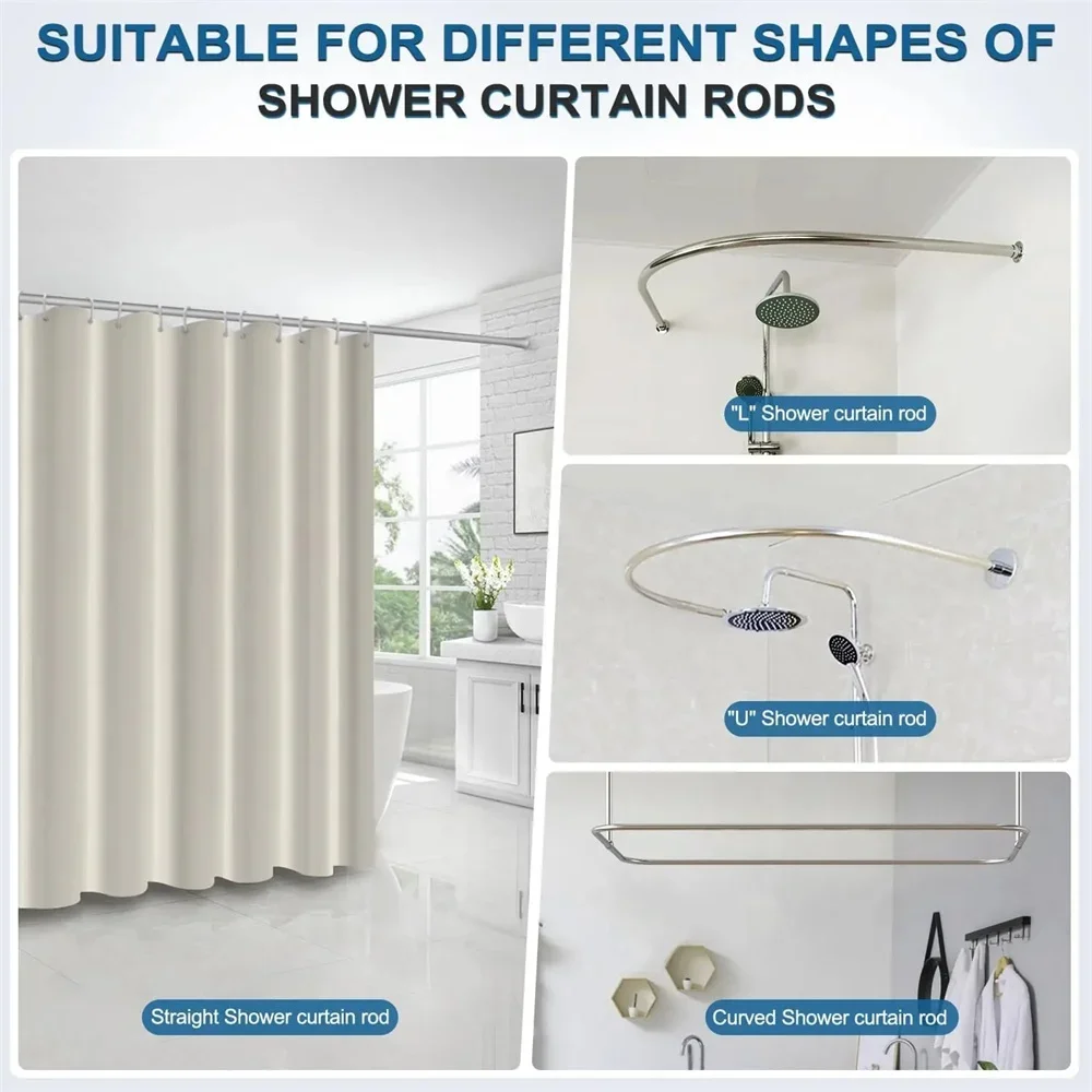 Bathroom Curtains for the Home Luxury Waterproof Shower Curtain Accessories Bath Bedrooms Fabric Shade Opaque Products Household