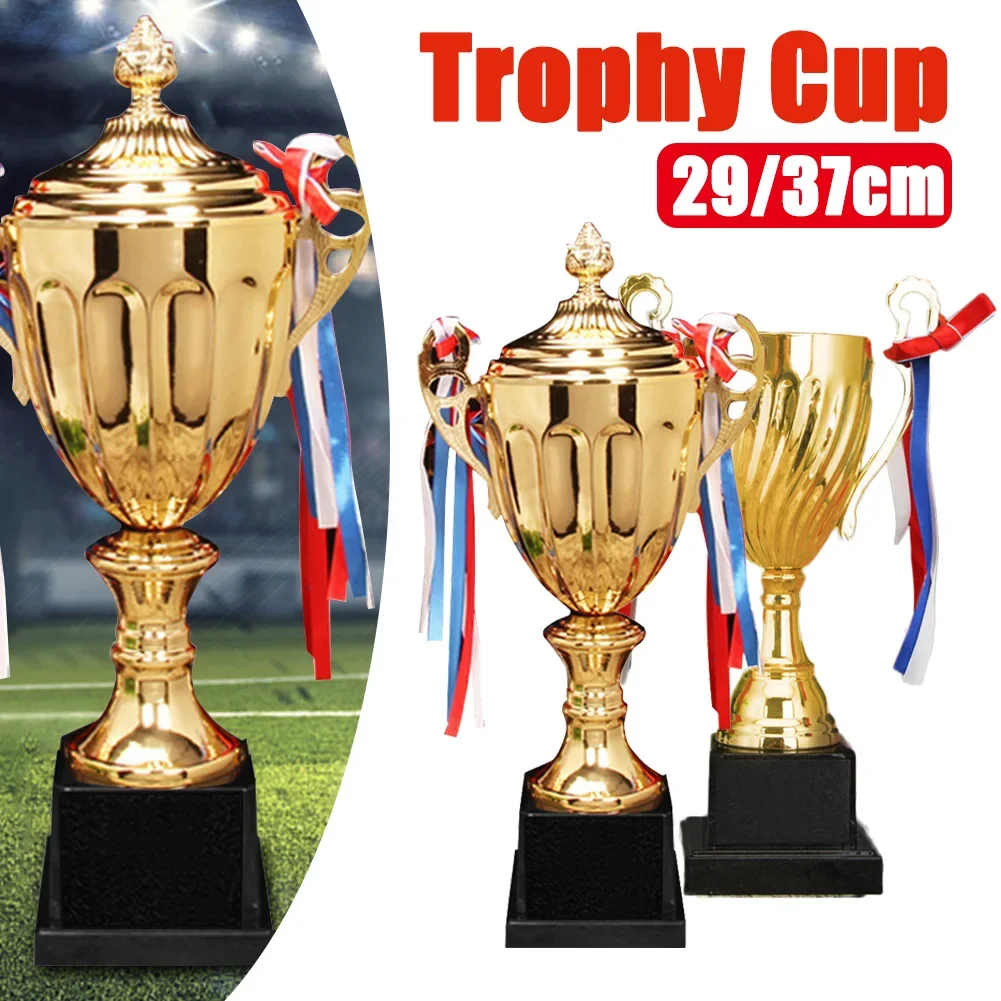 Trophy Cup Winner Carnival Tournaments Metal Competitions Award Cup Props Football Medals for Winner Kids and Adults