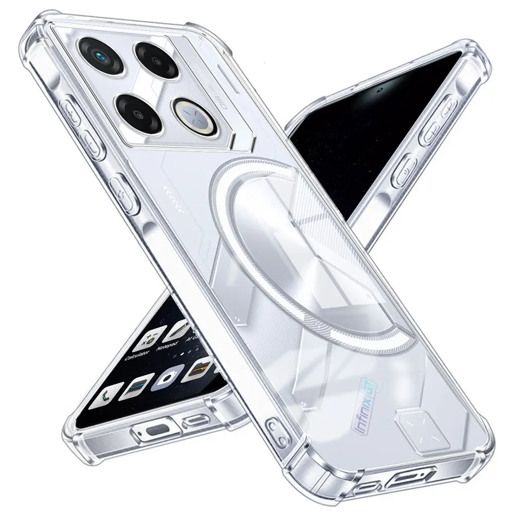 Phone Case For Infinix GT 20 Pro 5G Shockproof Case For Infinix GT20 Pro 5G Transparent Soft Silicone Back Cover Protect Fundas