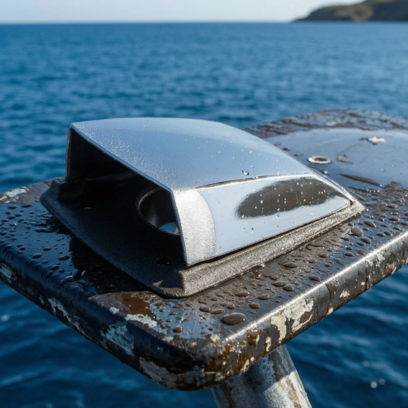 Marine Ventilation Vent Hooded Vent with Stainless Steel Cover Air Outlet Cover Rectangular Hardware Polished for Boat Owners