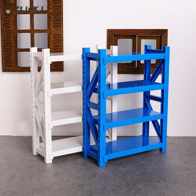 ▶ مقياس 1:12 أرفف تخزين محاكاة لبيت الدمى رفوف المستودعات نموذج بيت الدمى ملحقات تزيين الأثاث الصغير #5