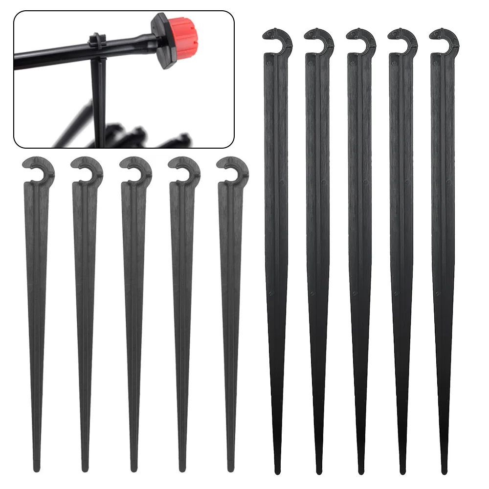 

Держатели-колышки для садового шланга 1/4 дюйма (11 см, 20 см) для фиксации шлангов и труб капельного орошения 4/7 мм в грунте