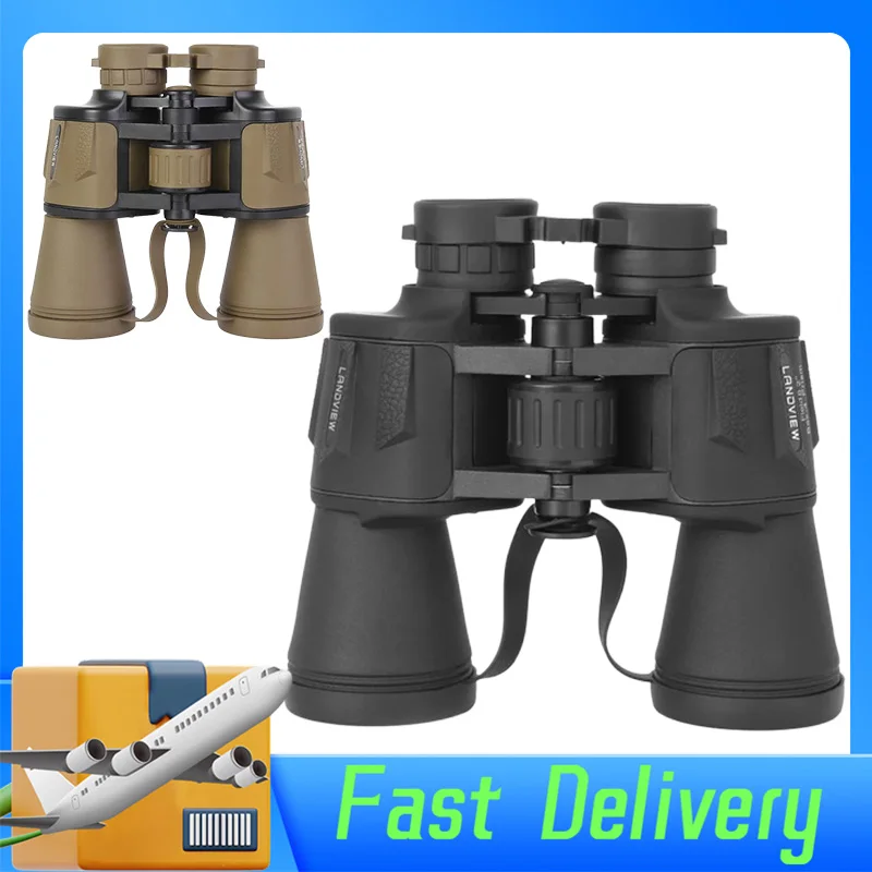 50000M German Military 20X50 Zoom HD BAK4-Prism Powerful Binoculars Long Range Professional Telescope For Outdoor Camping Travel