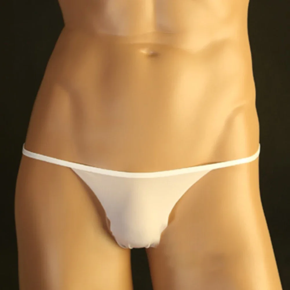 

Thongs Panties Female Thong Male Underwear Stockings Men's Trendy Ice Silk G String Panties T Back Thong Lingerie