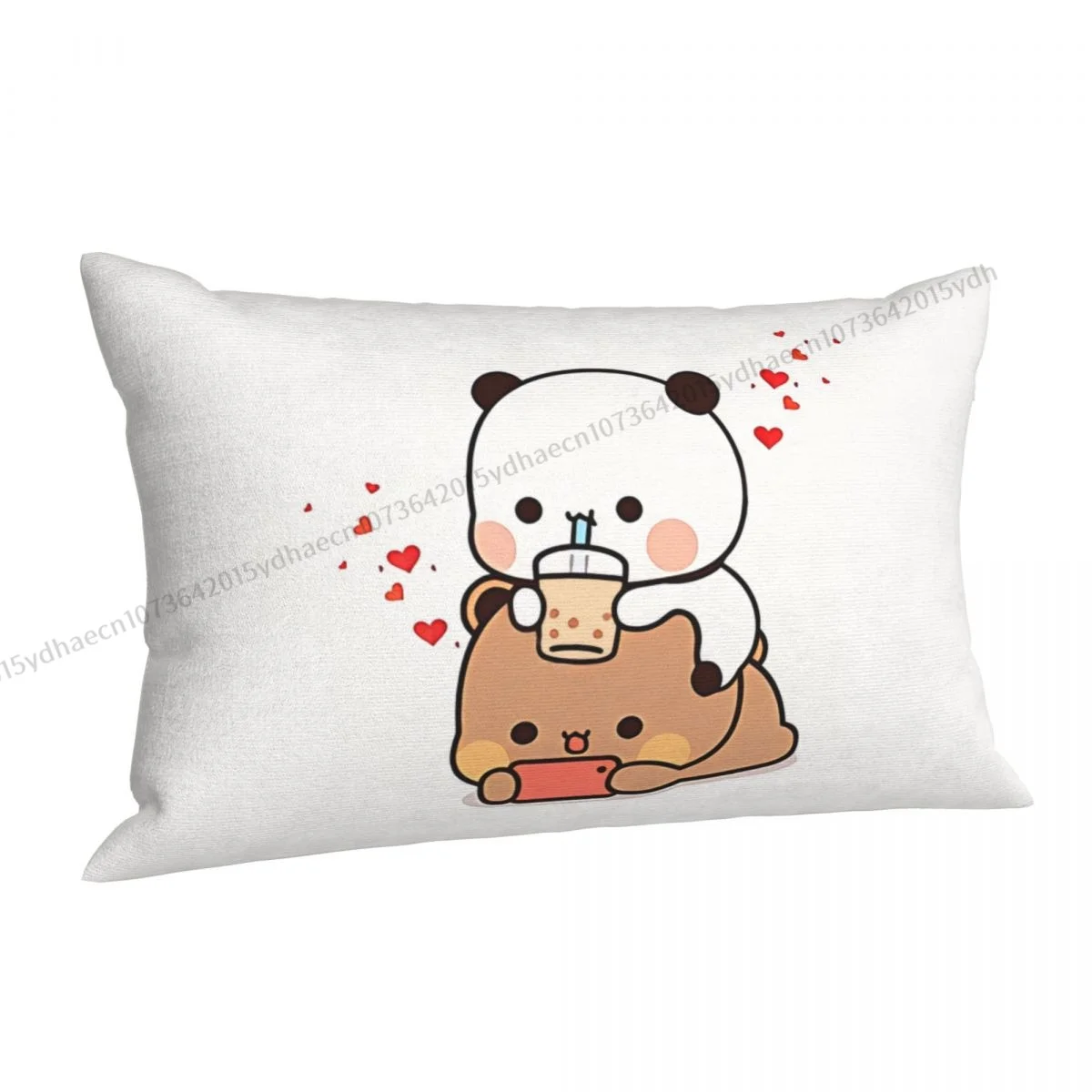 Chilling Hug Pillowcase Bubu and Dudu Anime Backpack Cojines Sofa Printed Car Pillow Covers Decorative