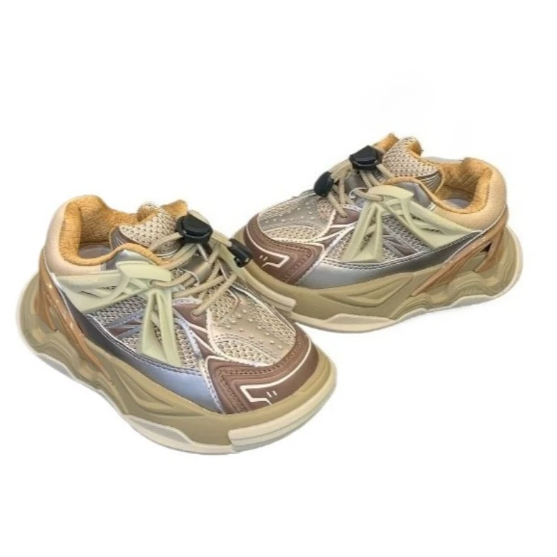 

Children's Boys Girls Running Shoes New Autumn Kids Toddler Style Fashionable Versatile Low-top Buckle Non-slip Casual Shoes