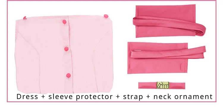 Anime JOJO Sugimoto Reimi Cosplay Kostuum JoJo's Bizarre Adventure Pruik Leuke Meisje Band Rok Vrouwen Jurk Halloween Party Outfit