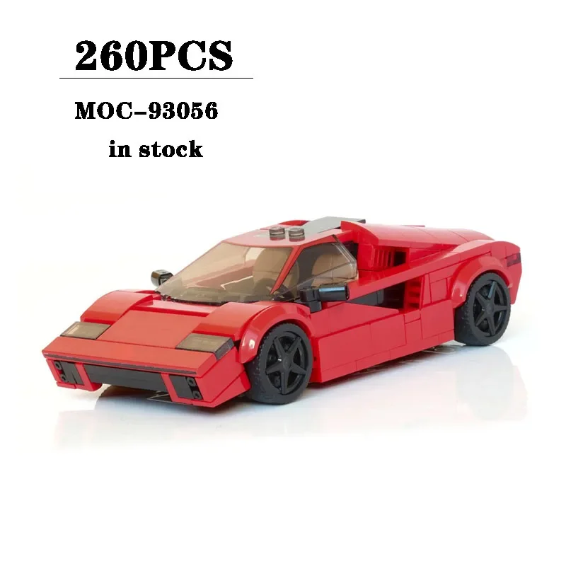 Building Block MOC-93056 Small Sports Car Assembly Model 260PCS Adult and Child Puzzle Education Birthday Christmas Toy Gift