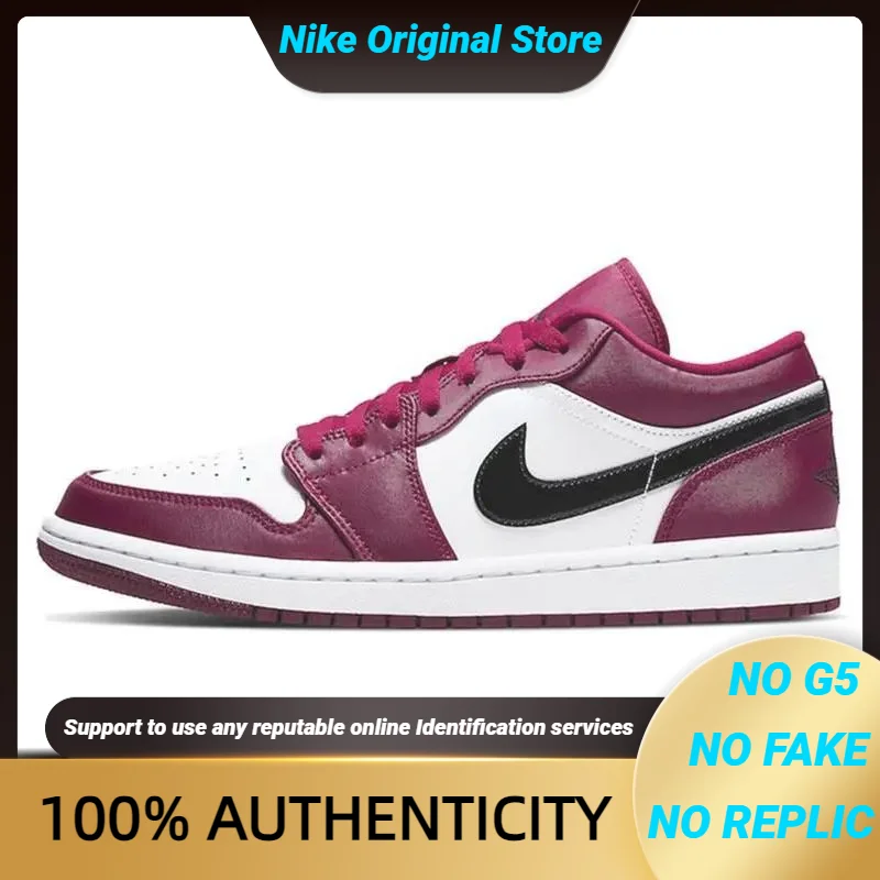 Nike Jordan 1 Low Noble Red Sneakers shoes 553558-604