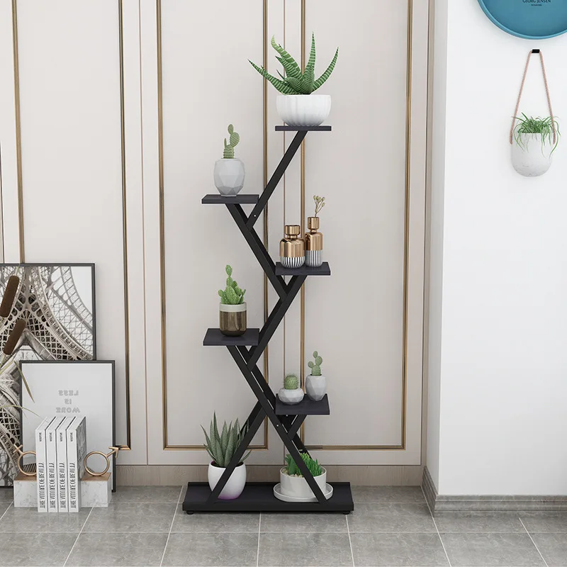 Modern Simple Green Radish Flower Rack Shelf Multi-layer Living Room Indoor Succulent Flower Pot stand Balcony Flower Shelf