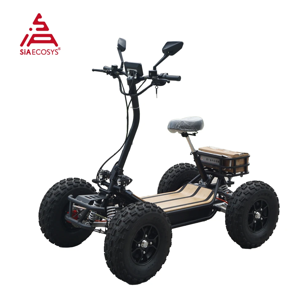 All Terrain Vehicle 4 Wheel Drive Electric Scooter 6000W 4WD 60V max 45kph Electric ATV