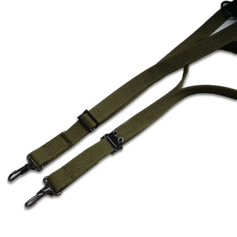 الحرب العالمية الثانية الجندي الأمريكي M1941 M1944 حزام القتال الميداني الحمالة على ظهره حزام-الجيش الأخضر #4