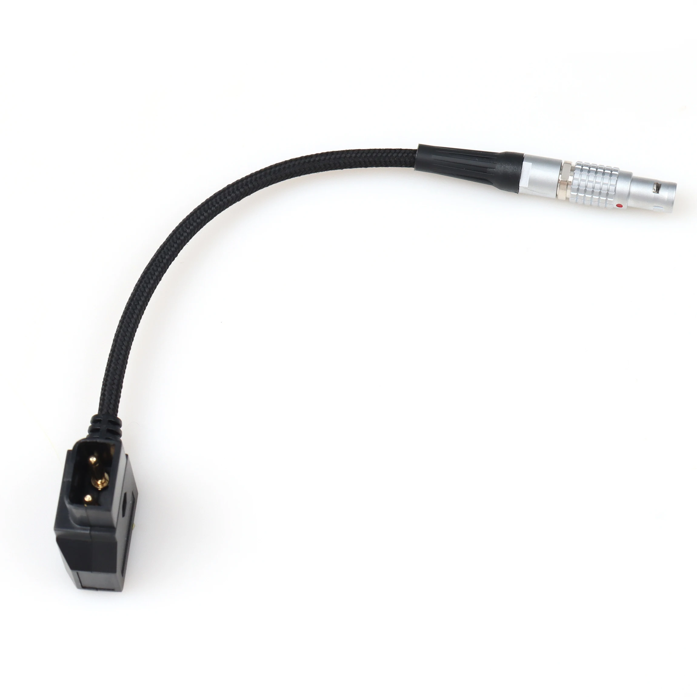 

Black D-Tap to 2-Pin FGG 0B Male Power Cable Nylon Braided Power Device Reinforced Connectors for Blackmagic Pyxis 6K SmallHD