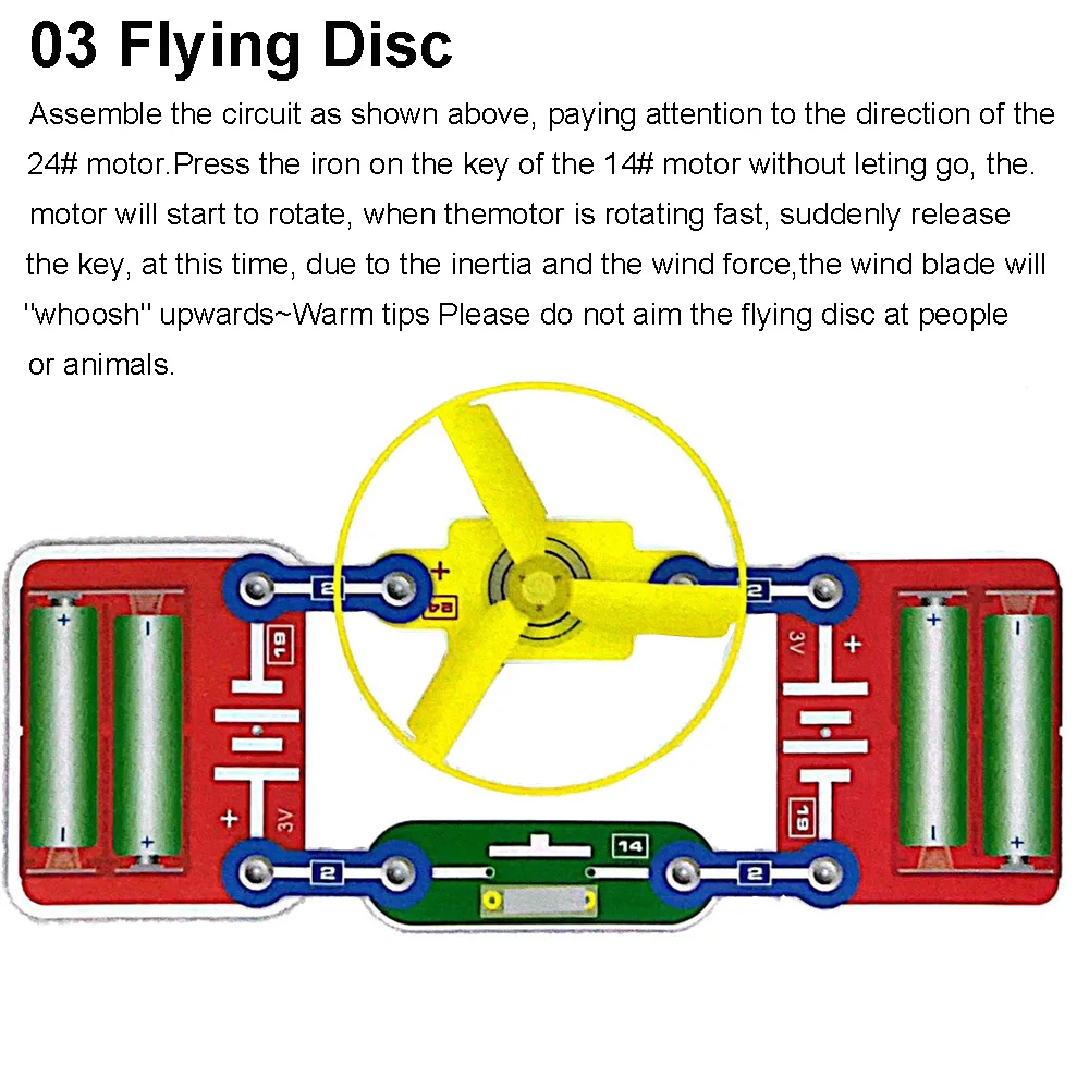 Science Experiments Kits Circuits Electronic For Kids 31 Piece Circuito Electrico niños For Children STEM Toys Science Kits New