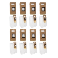 16 Pack Dust Bags Replacement Fit For Xiaomi Roborock S7 S7+ Vacuum Cleaner Auto-Empty Dock 3L Large Capacity