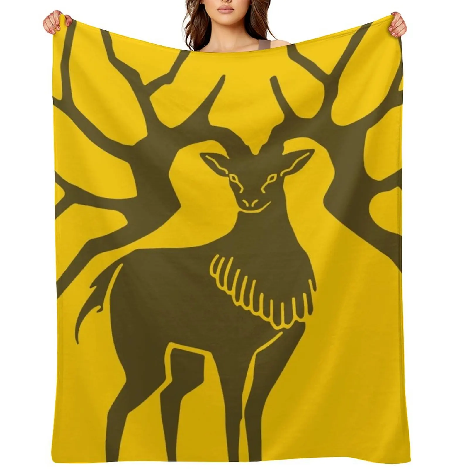

Golden Deer Throw Blanket Sofa Throw Thin Decorative Throw Blankets For Bed Blankets