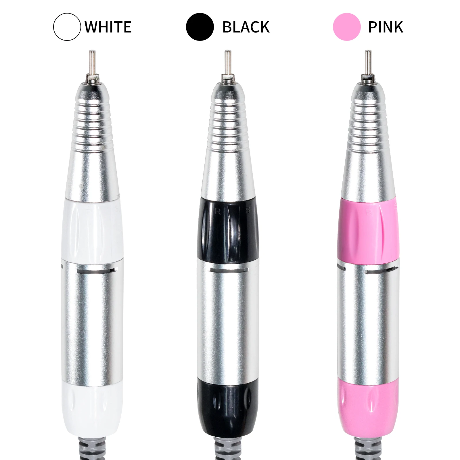 Electric Nail Drill Pen DC & 5 PIN PLUG for 20000-45000RPM Nail Drill Accessories Handle File Polish Grind Machine Manicure Tool