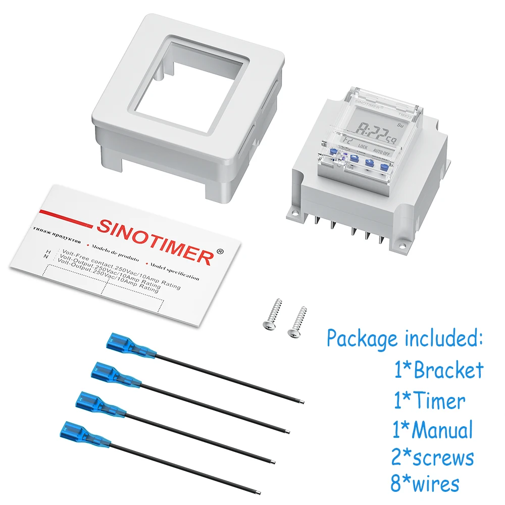 Two Groups Output Separate Control 7 Days Weekly Programmable 2 Channels Timer Switch Time Min. 1 Second Interval Clock