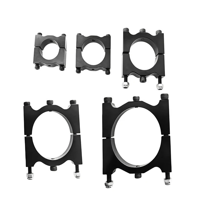 

1PCS D16MM 20MM 25MM 30MM 40MM 50MM Tube Clamp Aluminum Alloy Thicken Carbon Pipe Clip Connector for UAV Plant Protection Drone