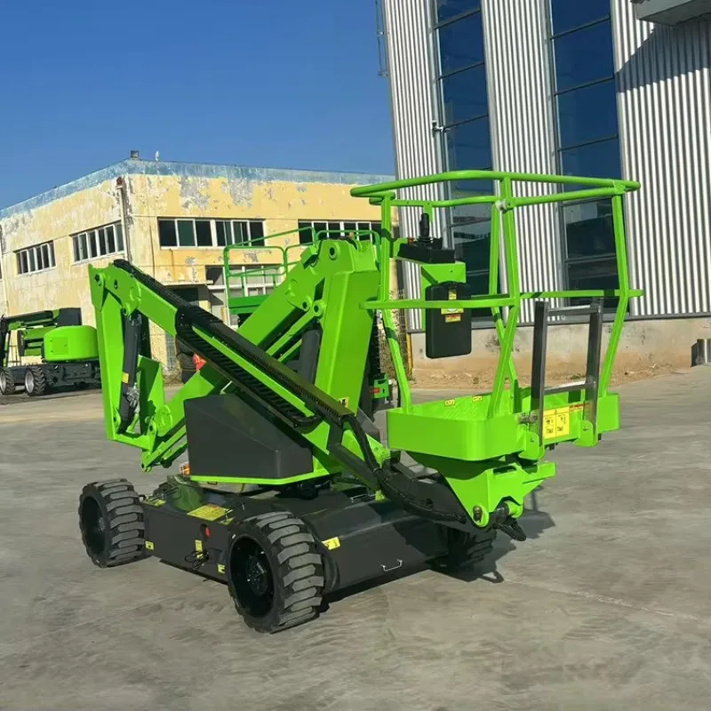 14m 16m 18m Power Self-propelled Hydraulic Articulated Boom Lift New Steel Aerial Work Platform for Retail
