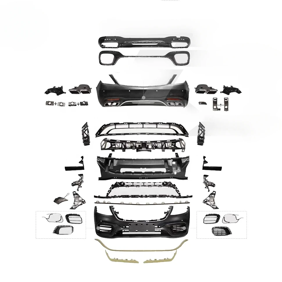 Wholesale Price 2018-2019 Best Selling S Class Car PP S63 Body kit for Mercedes W222 S350 S550