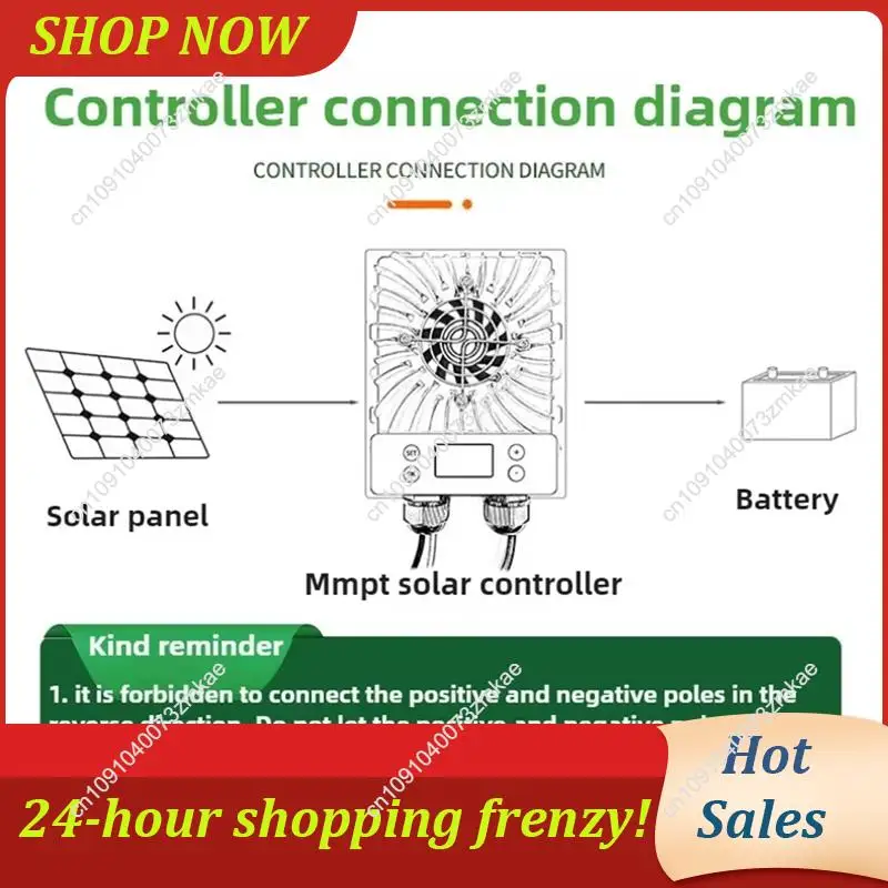 Daily Sale MPPT 600W Step-Down Solar Charging Controller Input 10-  30V/17-85V Output Intelligent Temperature Recharging