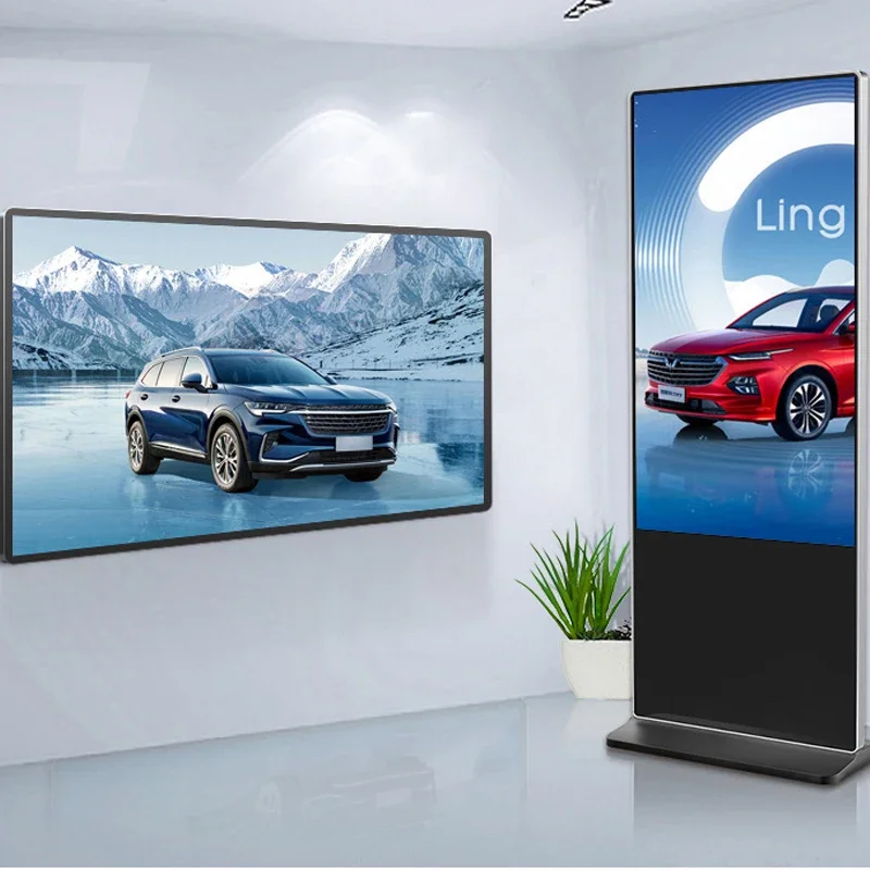 High-Definition Android Digital Signage Displays 19/22/32/43/49/55/65 Inch Wall-Mounted or Floor Standing Touch Screen Kiosks