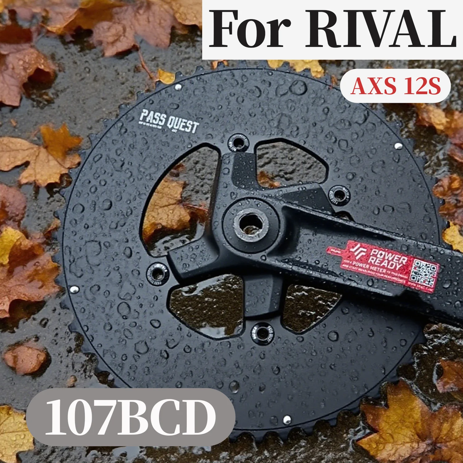 

Звездочка Bcd 107 4 болта для Sram Rival Axs 12 скоростей 52 50 48 46 39 37 35 33 Звездочка с двойной звездочкой для велосипеда Spider Power Meter