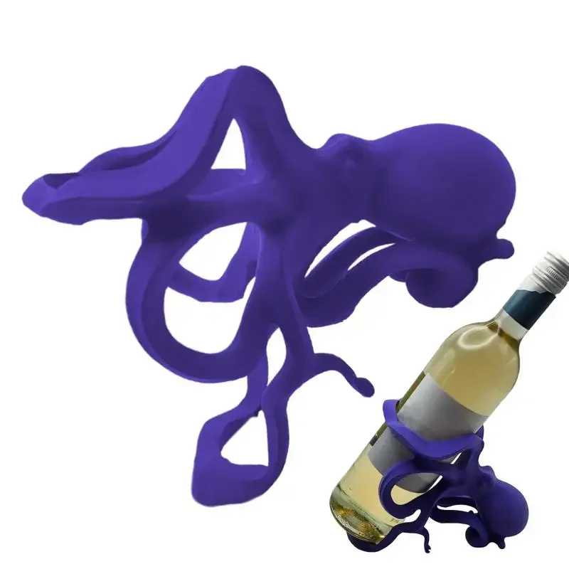 

Полка для бутылок вина Осьминог Полка для хранения бутылок вина Отдельно стоящая статуя животного Органайзер для хранения Коллекционные фигурки Декор стола