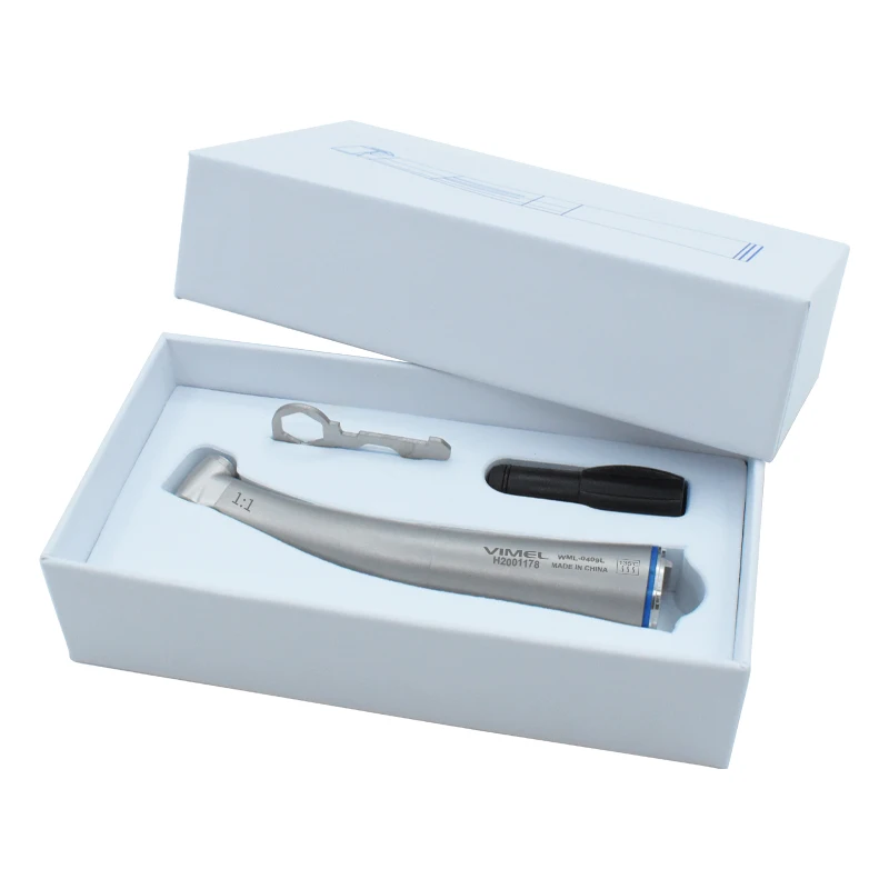 قبضة جراحة زرع الأسنان OEM كونترا زاوية الألياف الضوئية محرك كهربائي قبضة محرك صغري