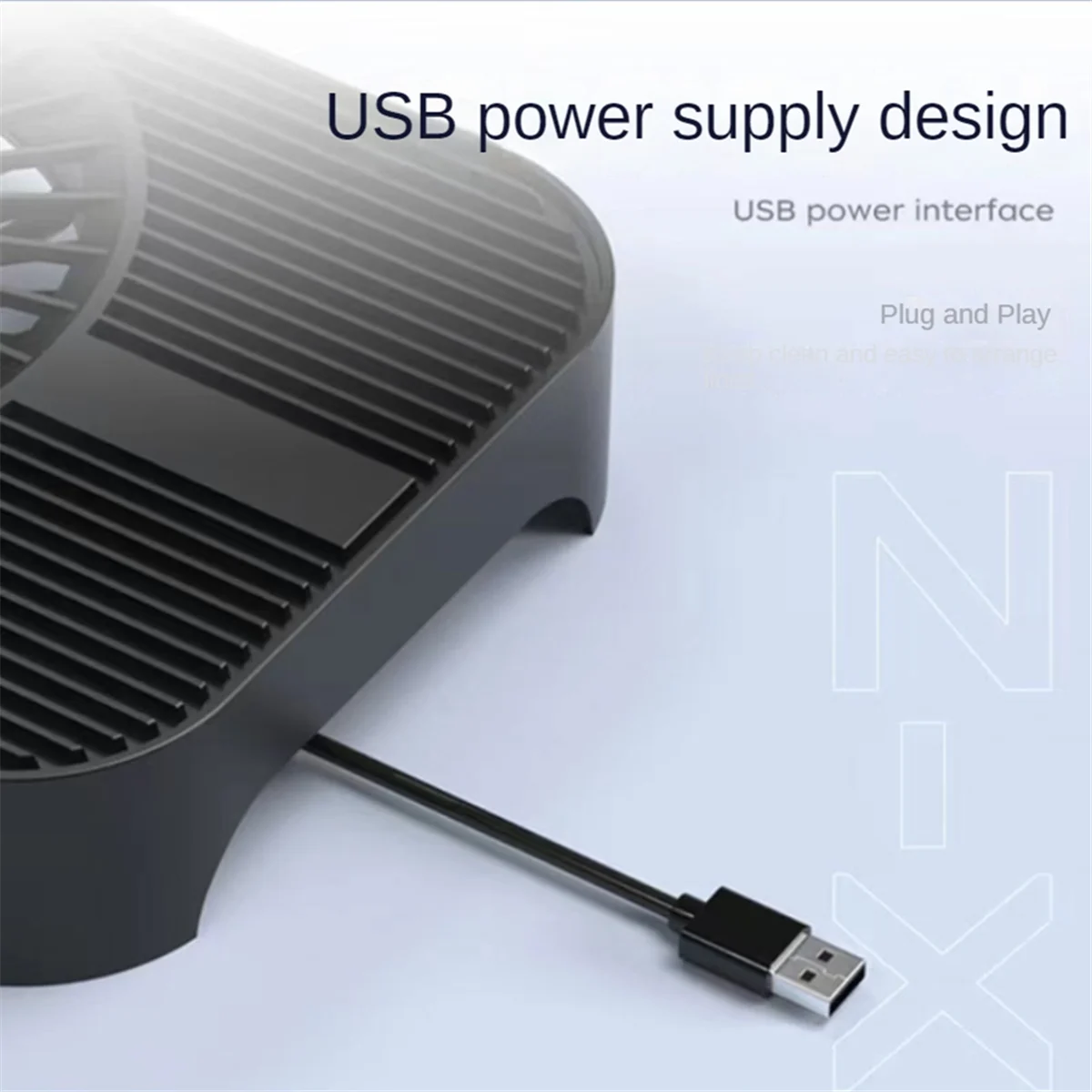 Base de refrigeración para enrutador Z-X3, soporte para ventilador, interfaz de alimentación USB, disipadores de calor para ventilador de 140mm, soporte para refrigeración de Host enrutador