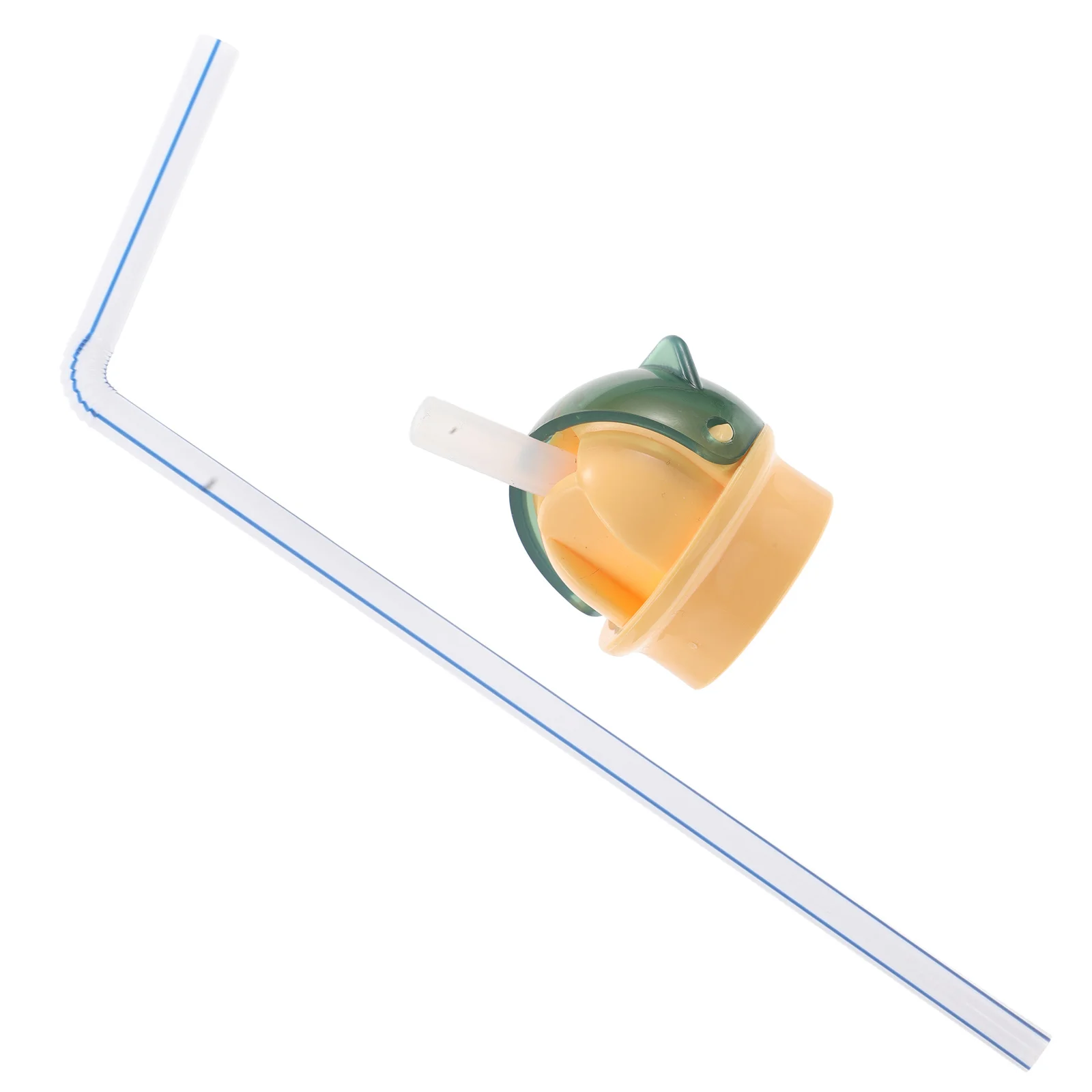 

Соломенная крышка для бутылки с водой для малышей, портативная соломенная крышка в японском стиле с защитой от удушья, удобный адаптер для бутылки для детей